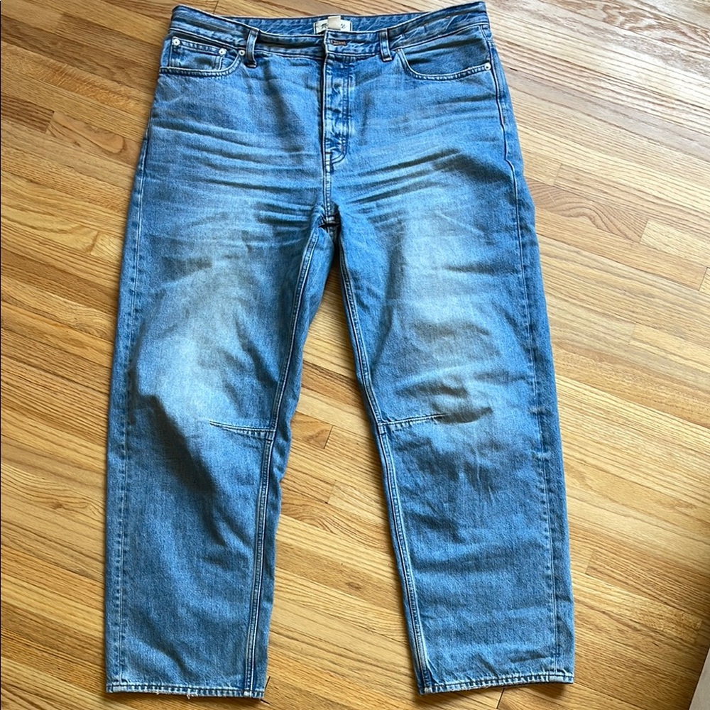 Madewell Darted Barrel-leg Jeans size 31 Tall